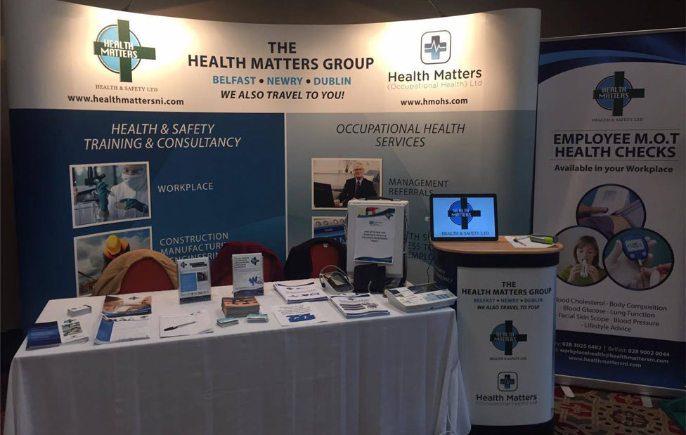 Health Matters Group Stand at Conference